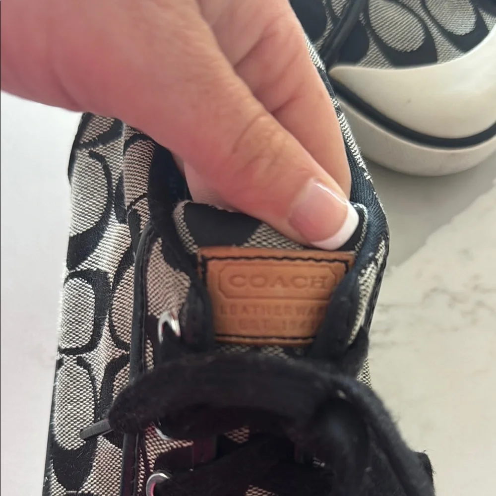 Coach Black and White Women's Sneakers - Picture 6 of 6